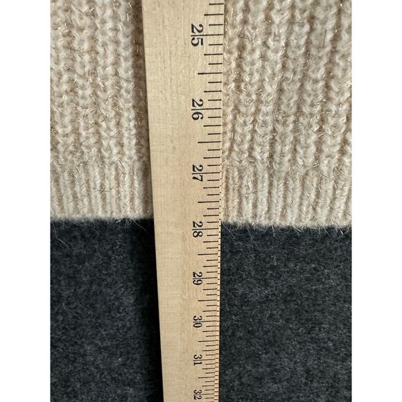 Boden Sparkle Ribbed Fluffy V-Neck Sweater US 16 18 1X XL - Picture 9 of 9